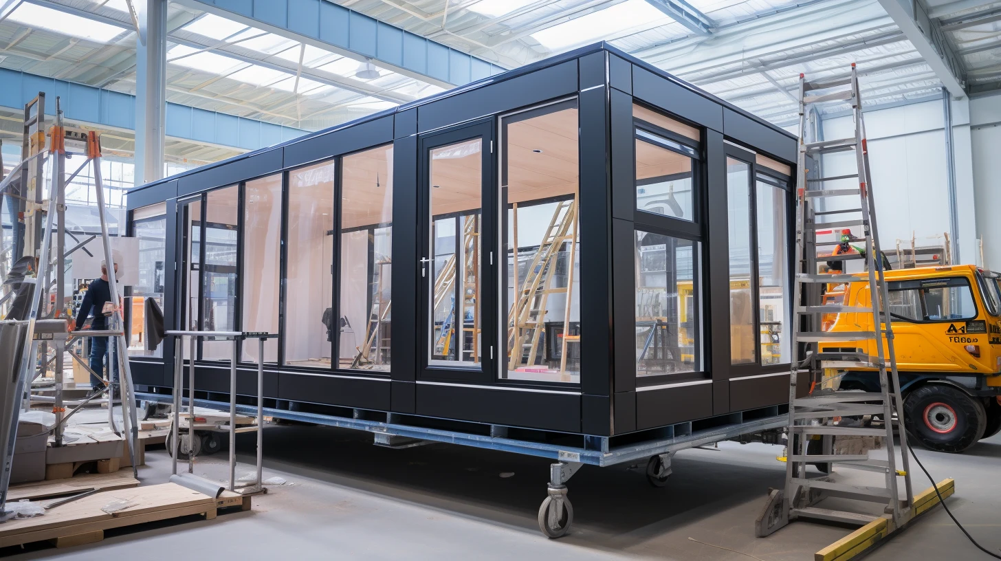 Building modular and prefabricated homes in a factory